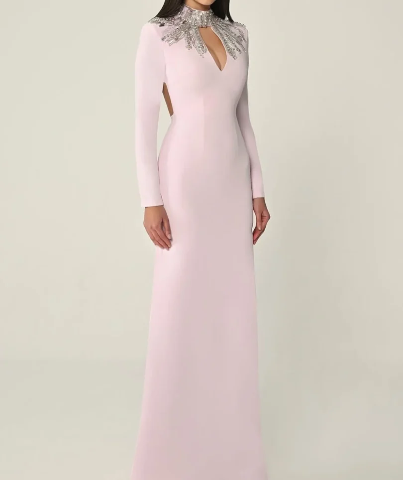 customized Hole Black Prom Dresses Birthday Dubai Saudi Arabic Evening Gowns Floor Length Formal Party Dress